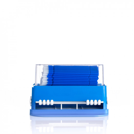 Micro Brush  With Dispenser - Set of 100 Blue