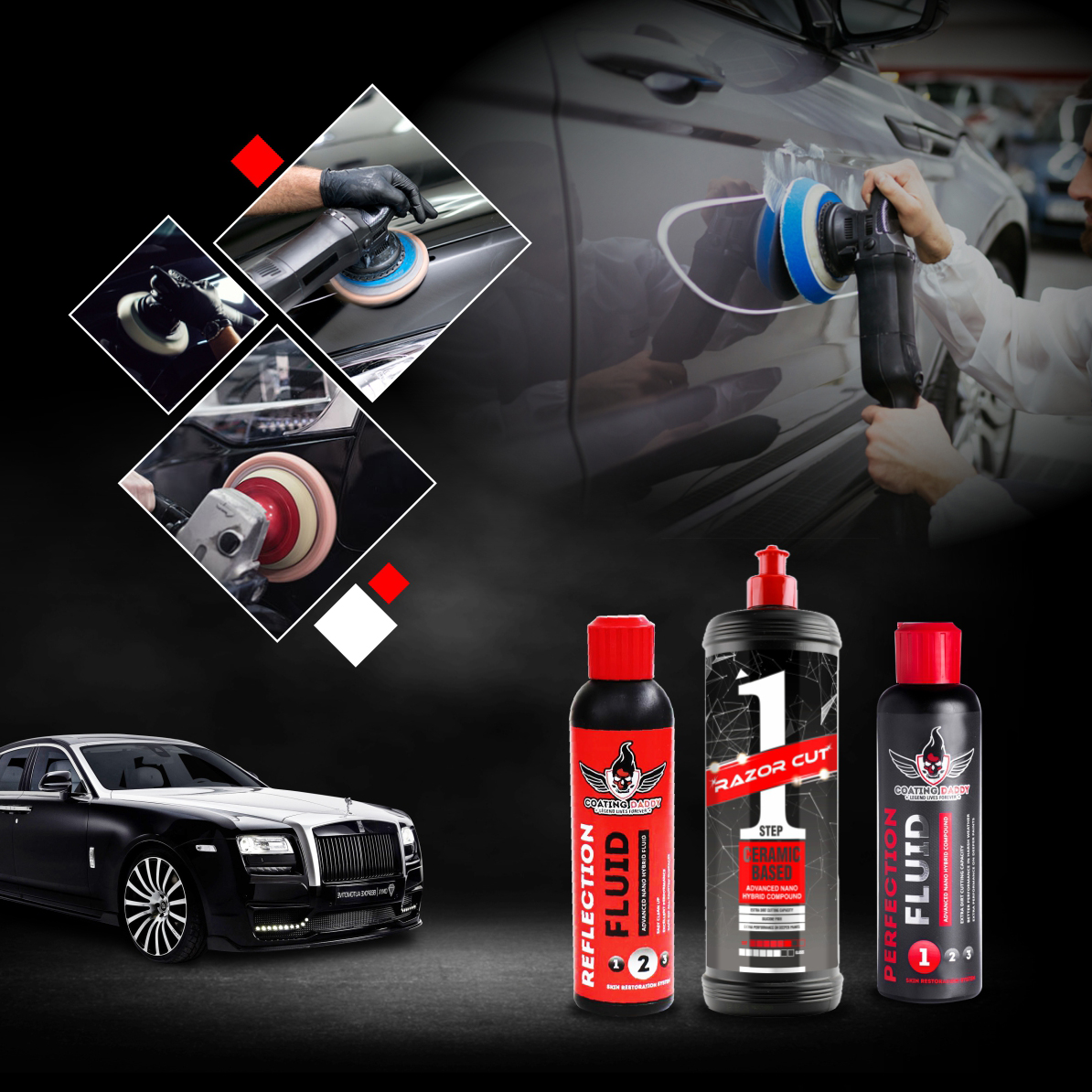 Buy Coating Daddy Car Wax Polish Online & Automotive Polisher